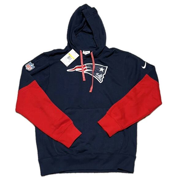 New England Patriots Sideline S Team Issue ClubMen's Nike Pullover Msrp 85 NWT - Picture 1 of 7
